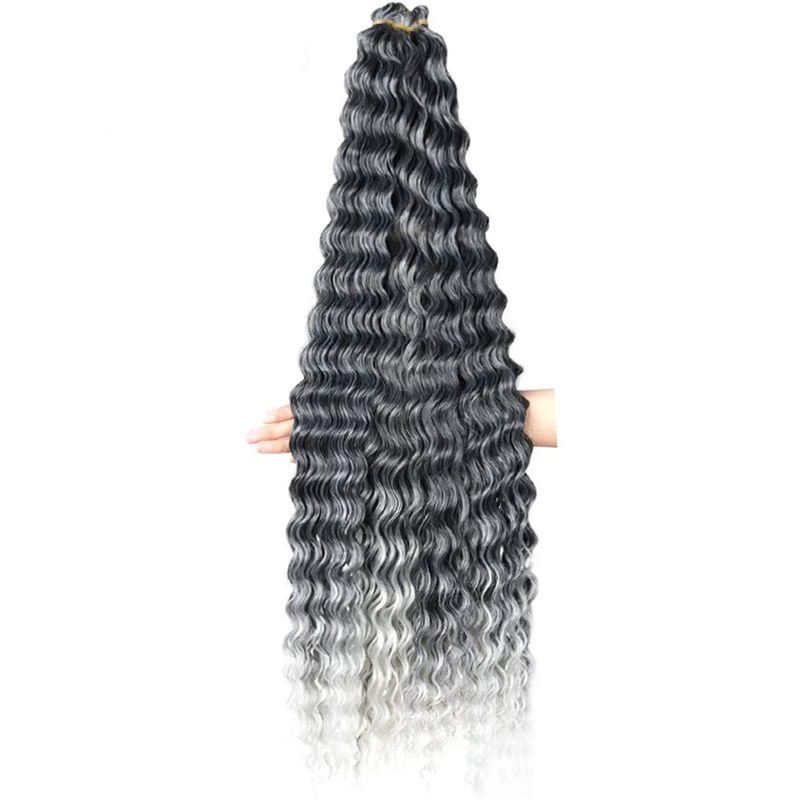 Women Fashion Deep Wave Crochet Hair Braid