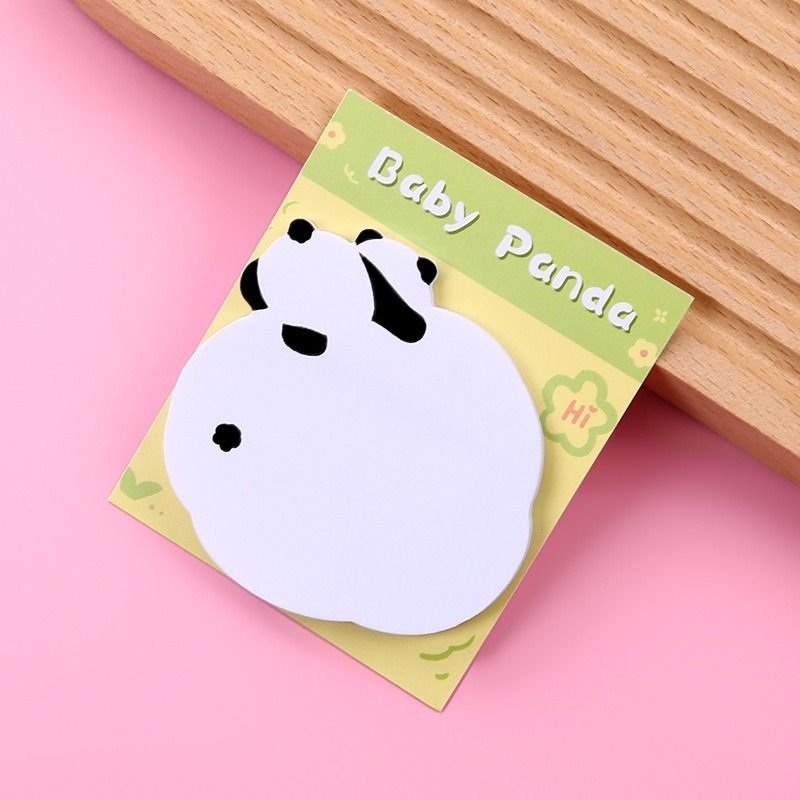 Cartoon Cute Panda Modeling Notes Post-It Notes