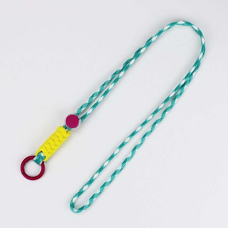 Simple Multi-Functional Woven Two-Color Anti-Lost Mobile Phone Lanyard