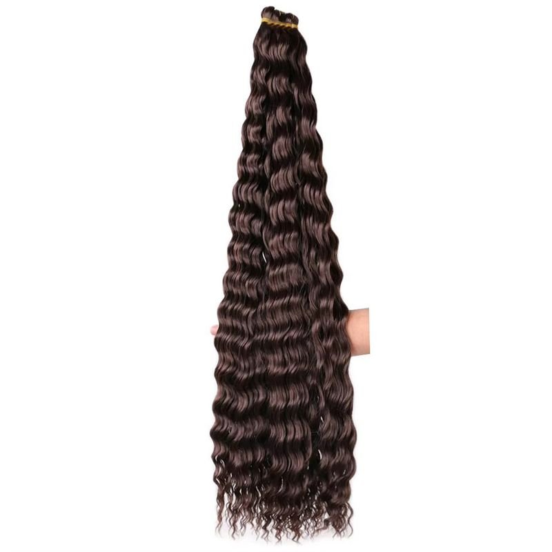 Women Fashion Deep Wave Crochet Hair Braid