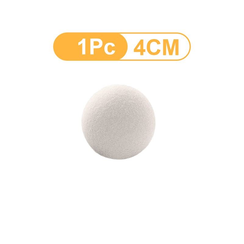 Reusable Wool Dryer Balls Magical Washing Tool For Washing Machine Cleaning Drying 4Cm Fabric Softener Ball Laundry Balls