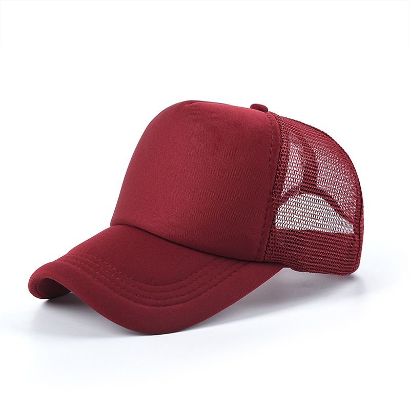 Custom Unisex Casual Color Matching Sponge Truck Hat