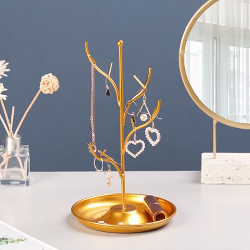 Creative Metal Branch Jewelry Display Stand