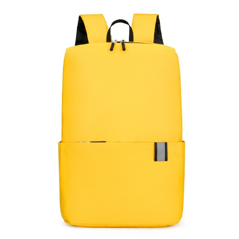 Casual Solid Color Large Capacity Backpack