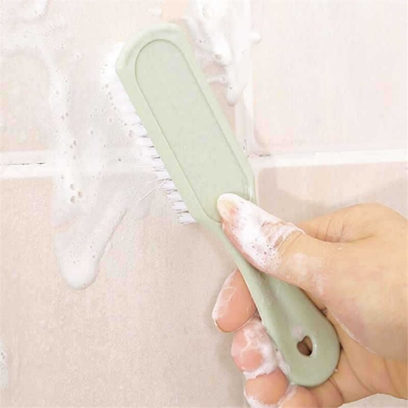 Solid Color Household Plastic Shoe Washing Laundry Clothes Washing Brush