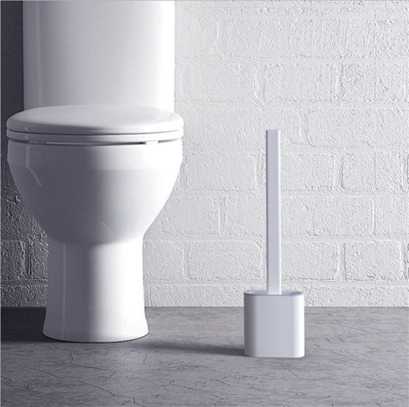 Flexible Flat Head Soft Toilet Brush