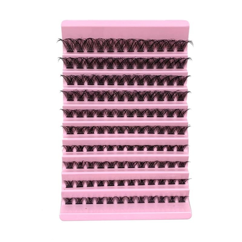 Women Simple Thick Curly Single Cluster Segmented False Eyelashes