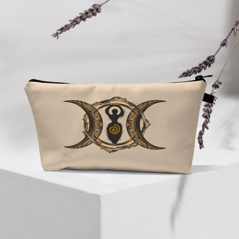 Women Fashion Evil Eye Printed Portable Toiletries And Cosmetic Bag