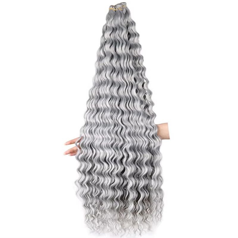 Women Fashion Deep Wave Crochet Hair Braid