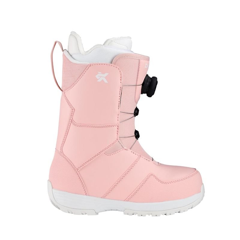 Outdoor Women Warm Non-Slip Steel Wire Buckle Veneer Ski Boots