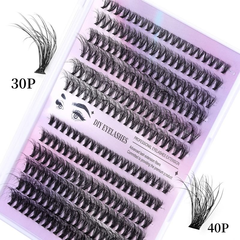 Diy Sectional Fried Hair Single Cluster False Eyelashes