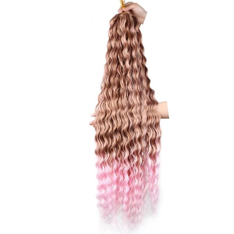 Women Fashion Deep Wave Crochet Hair Braid