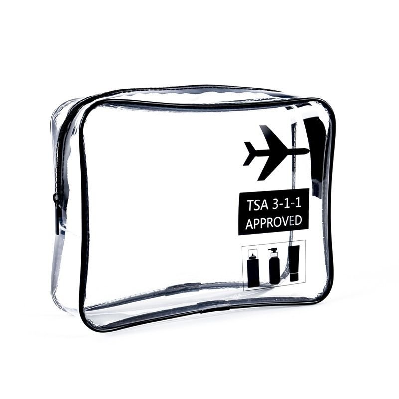 Portable Waterproof Large-Capacity Wash Bag Bathroom Storage Bag Tpu Transparent Travel Cosmetics Bag