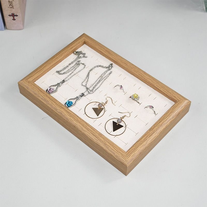 Simple Solid Wood Frame Jewelry Tray