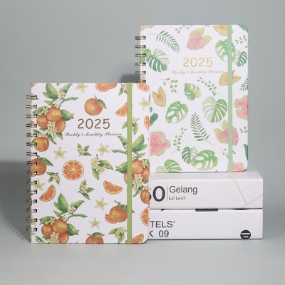 2025 Plant Flower A5 English Coil Notebook