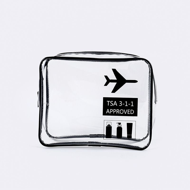 Portable Waterproof Large-Capacity Wash Bag Bathroom Storage Bag Tpu Transparent Travel Cosmetics Bag