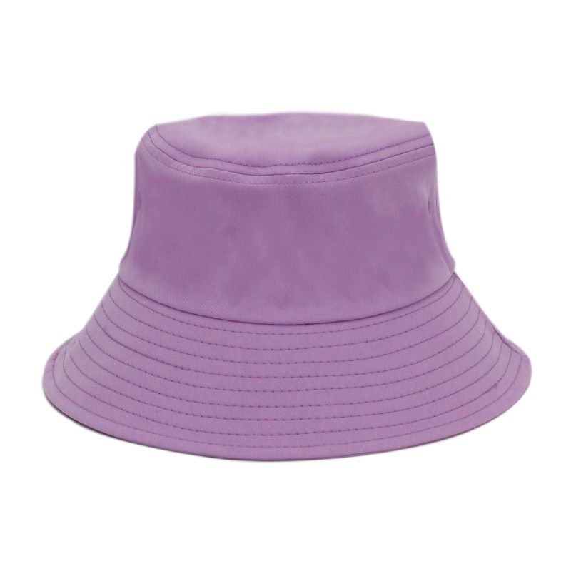 High Quality Solid Color Outdoor Sunshade Custom Embroidered Logo Bucket Hat