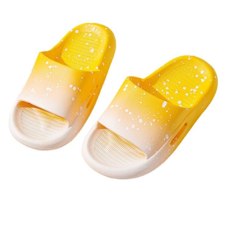 Kids Unisex Casual Cute Gradient Color Thick-Soled Flat Slippers