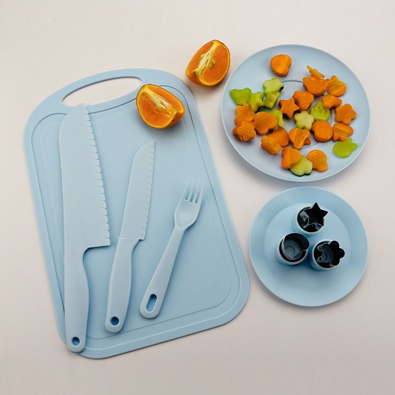 Children Kindergarten Early Education Tableware Plastic Knife Safety Knife Set