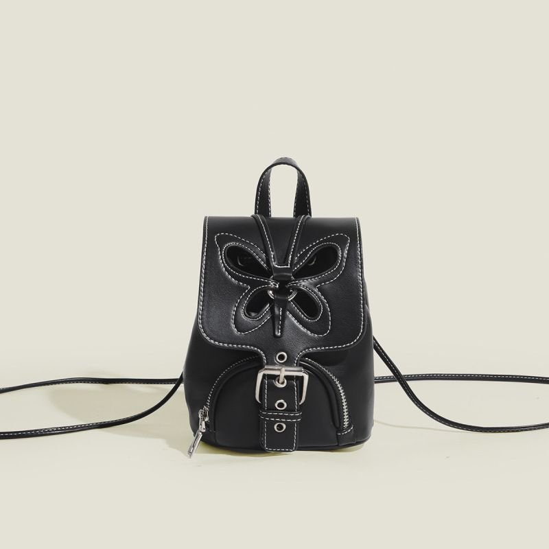 Women Fashion Retro Hollow Butterfly Mini Cute Backpack