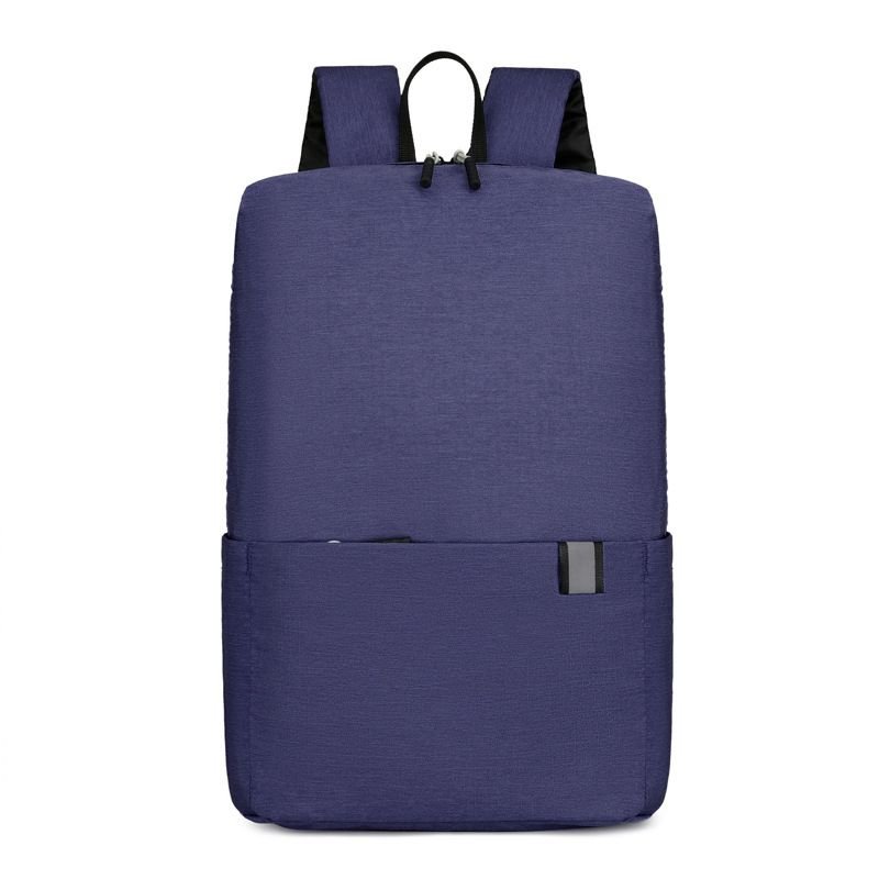 Casual Solid Color Large Capacity Backpack