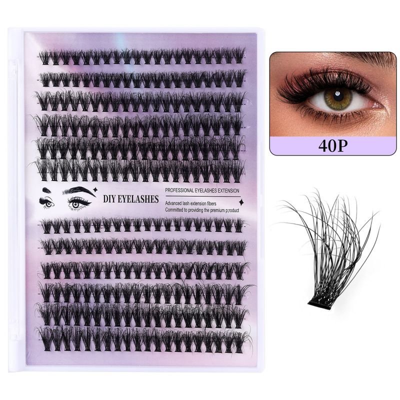 Diy Sectional Fried Hair Single Cluster False Eyelashes