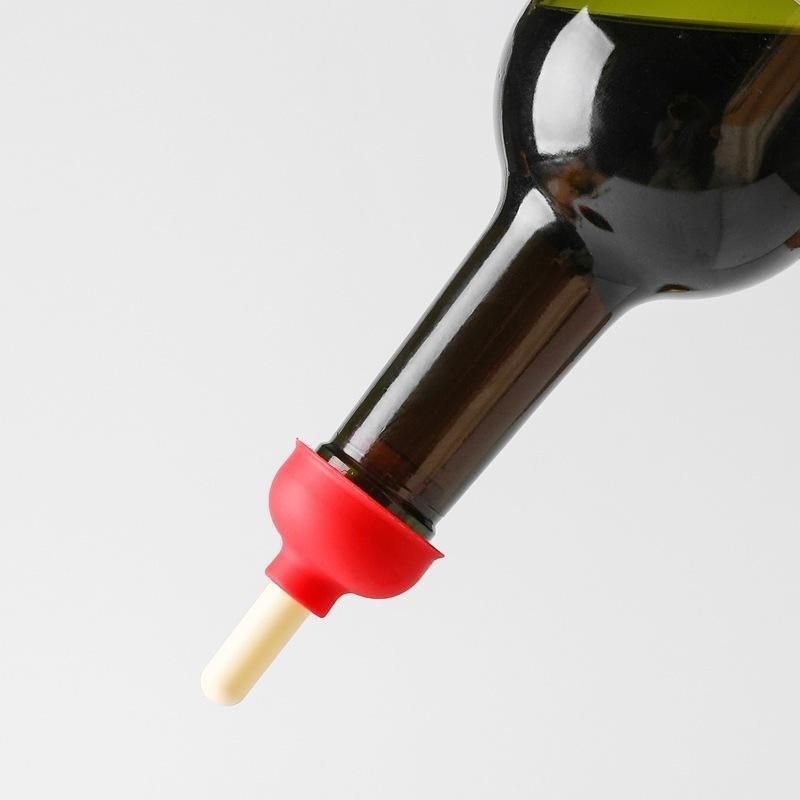 Home Creative Toilet Pumping Shape Wine Bottle Stopper