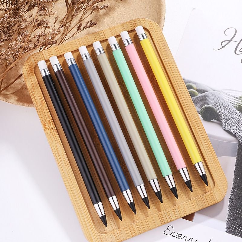 Inkless Eternal Pencil Unlimited Writing No Ink HB Pencil Sketch Painting Tool Stationery