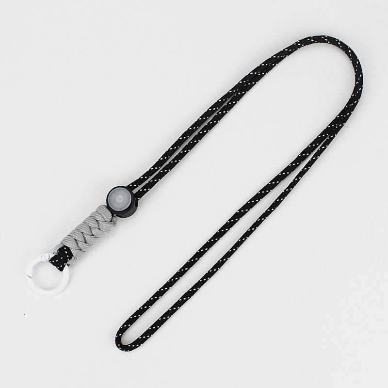 Simple Multi-Functional Woven Two-Color Anti-Lost Mobile Phone Lanyard