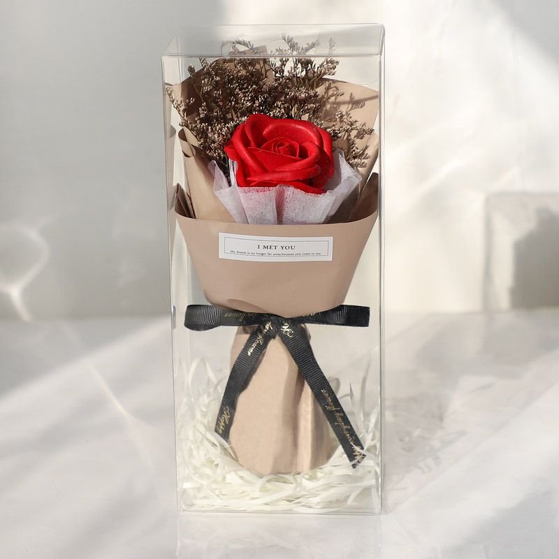 Simulation Rose Flower Soap Flower Valentine'S Day Bouquet Gift