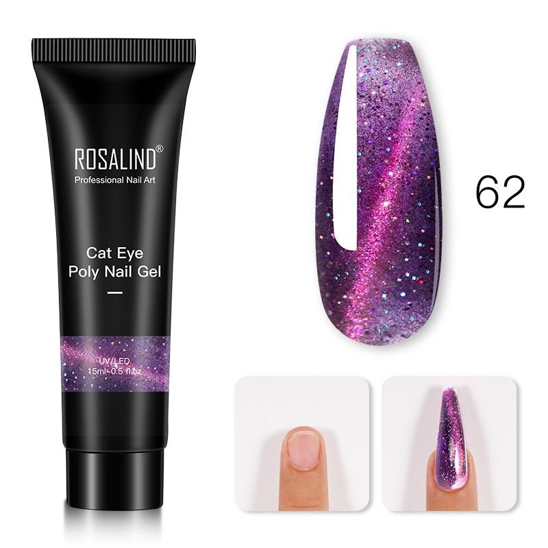 Fashion Glitter Nail Art Quick Extension Gel Nail Polish