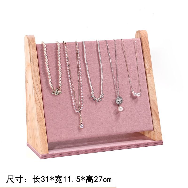 Fashion Vertical Beveled Necklace Bracelet Display Stand