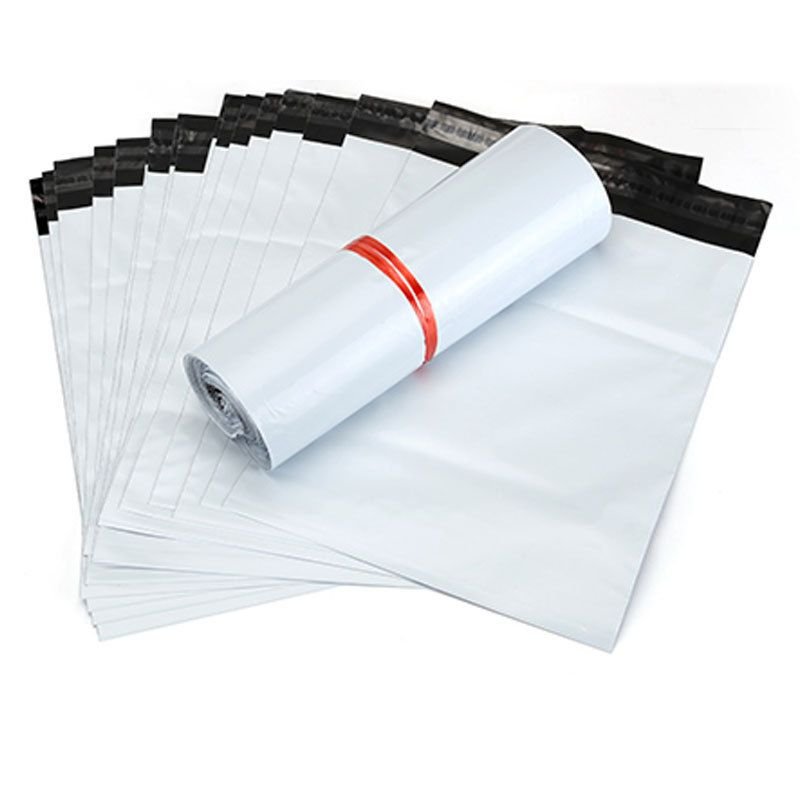 100Pcs/Lot White Courier Bag Express Envelope Clothing Storage Bags Mailing Self Adhesive Seal Pe Plastic Pouch Packaging