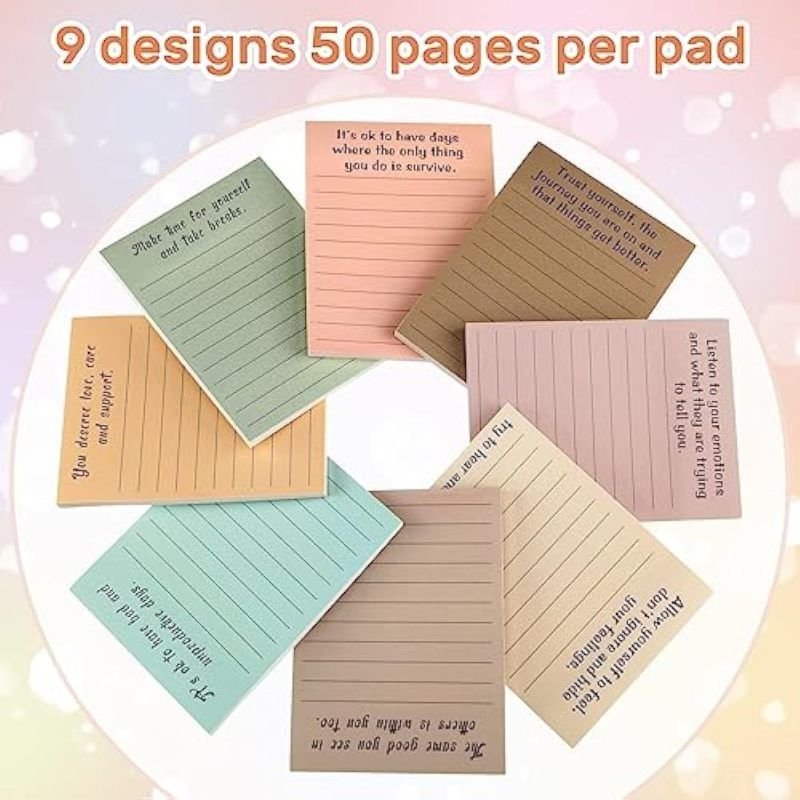 Retro English Handbook Material Message Notepad