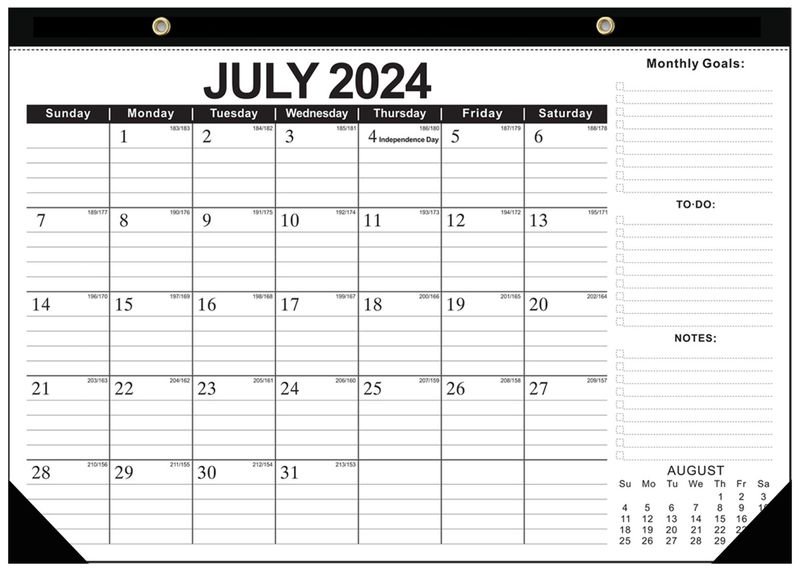 2025 Daily Planning Simple Wall-Mounted Calendar