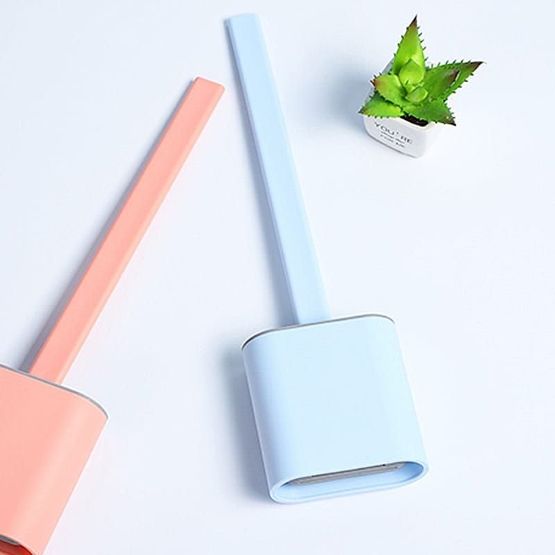 Flexible Flat Head Soft Toilet Brush