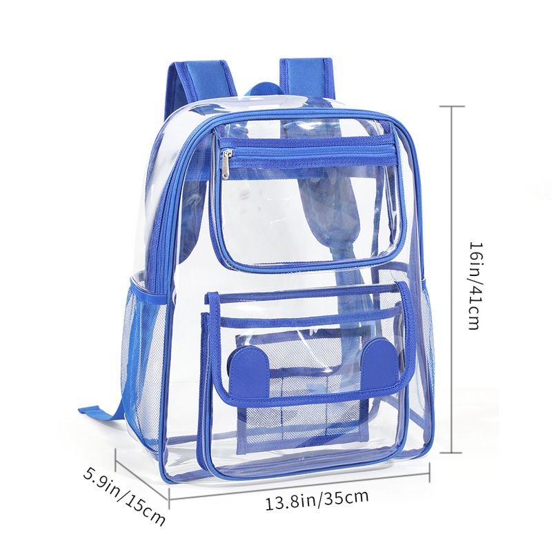 Fashion Large Capacity Pvc Clear Backpack