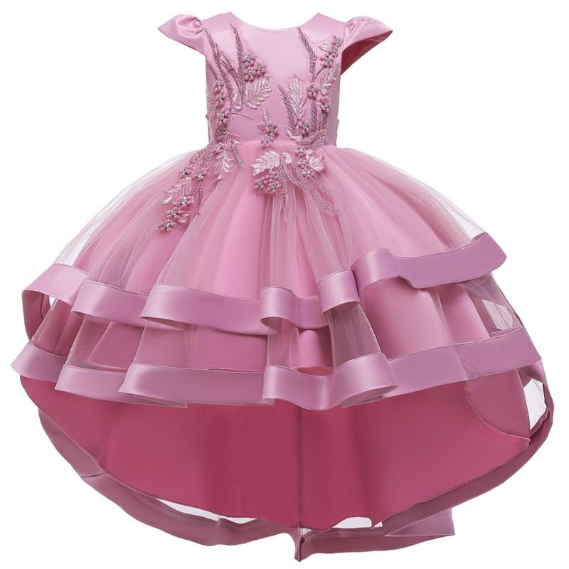 Children Kids Toddlers Girls Birthday Party Performance Princess Mesh Dress