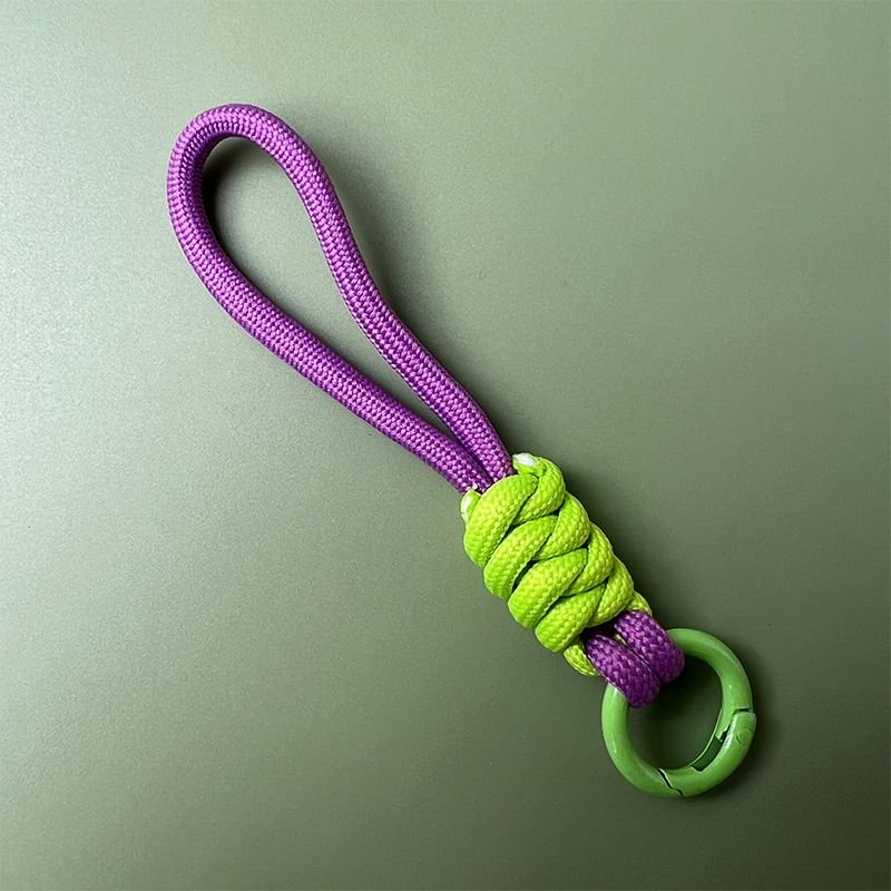 Simple Creative Color Matching Knot Anti-Loss Hanging Rope Mobile Phone Lanyard