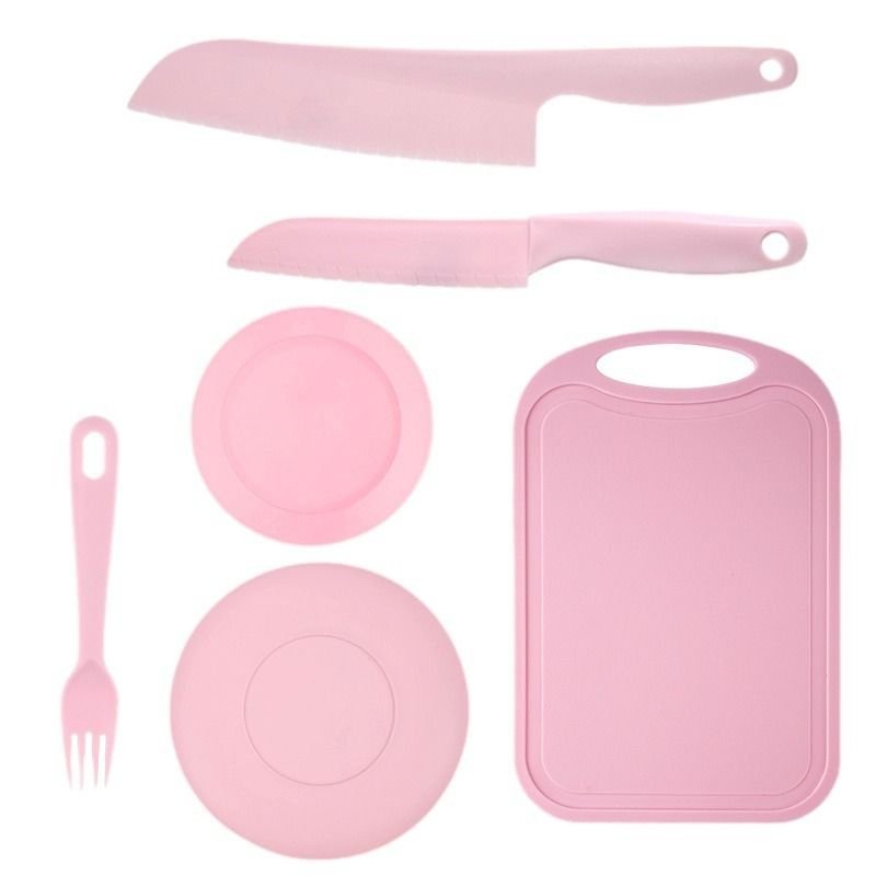 Children Kindergarten Early Education Tableware Plastic Knife Safety Knife Set