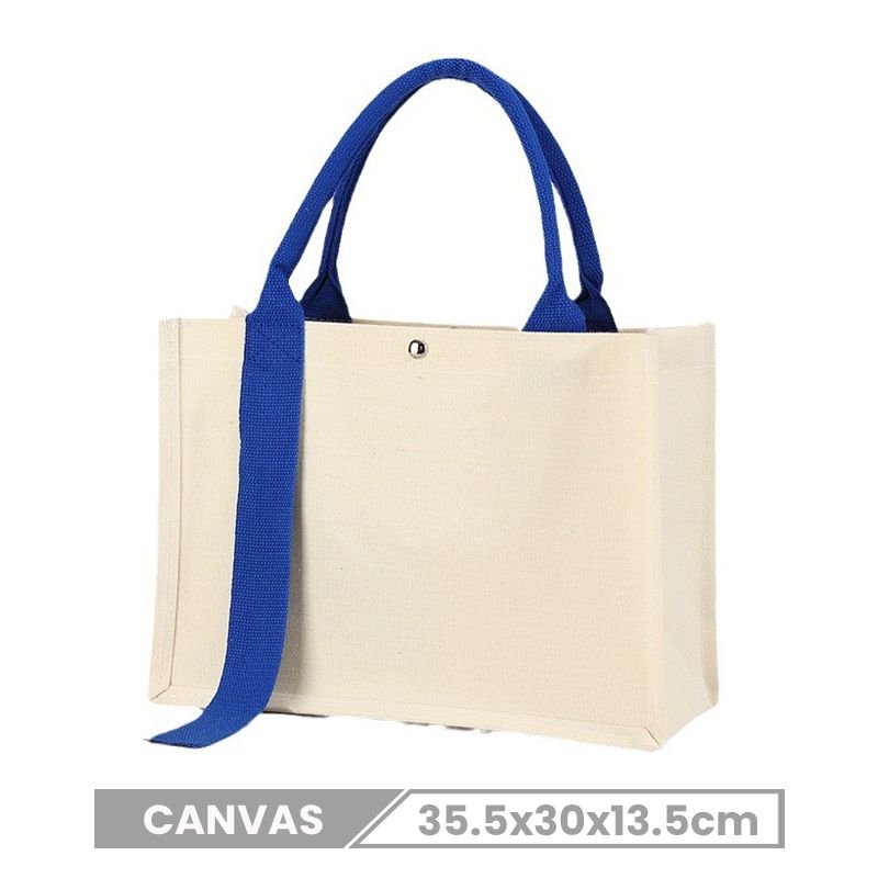 Custom Logo Large Capacity Thickened Canvas Tote Bag