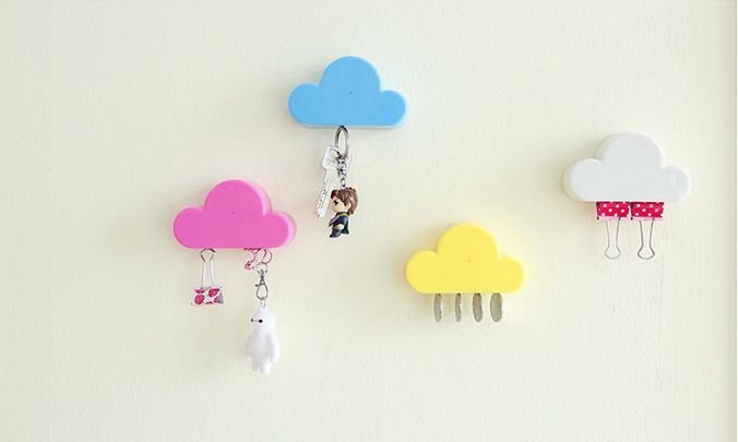 Creative Cloud Magnet Storage Key Holder