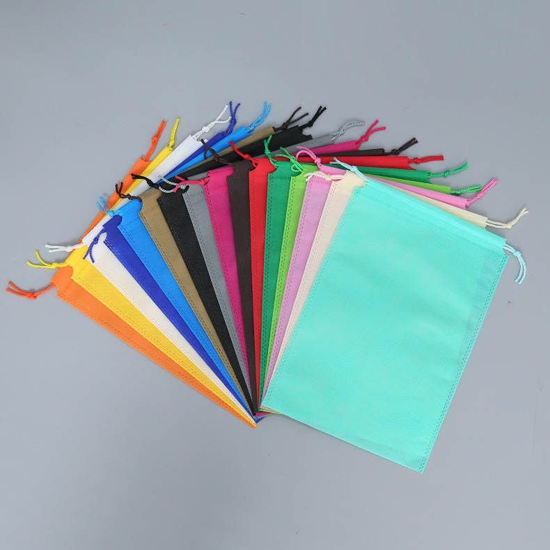 Fashion None-woven Fabric Drawstring Shoe Storage Packaging Bag