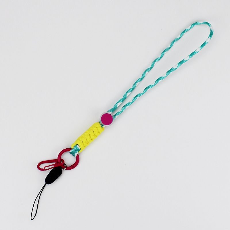 Simple Multi-Functional Woven Two-Color Anti-Lost Mobile Phone Lanyard